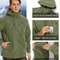 TACVASEN Mens Fleece Jacket With Hood FullZip Outdoor Windproof Warm Work Coat For Spring And Wint 1