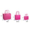 EVA Waterproof Beach Tote Bag Large Capacity Rubber Travel Shoulder Bag For Women 4
