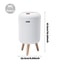 Automatic Motion Sensor Trash Can With Lid Compact Smart Trash Can For Bedroom Bathroom Kitchen O 9
