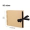 DIY Scrapbook Photo Album 80 Black Pages Kraft Memory Book For Wedding Anniversary Gift Keepsakes 6
