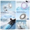 Rechargeable Handheld Fan Foldable 3600mAh Portable Mini Fan With Adjustable Speeds Lanyard 1