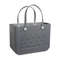 EVA Waterproof Beach Tote Bag Large Capacity Rubber Travel Shoulder Bag For Women 21