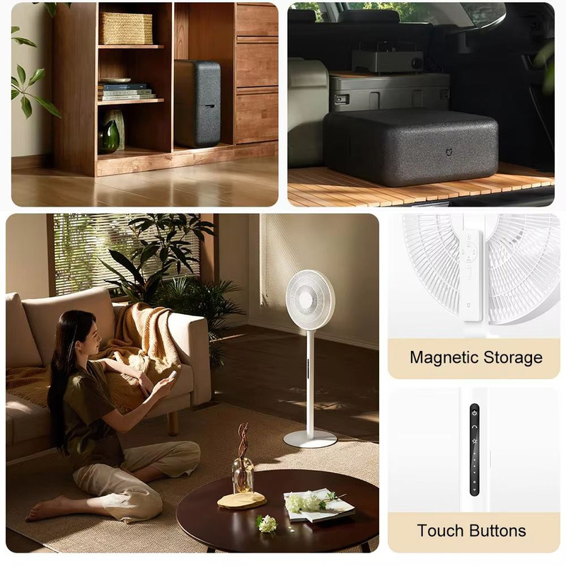 Xiaomi Mijia DC Inverter Smart Standing Fan Pro  UltraThin Retractable Floor Fan With 100 Airflow S 1