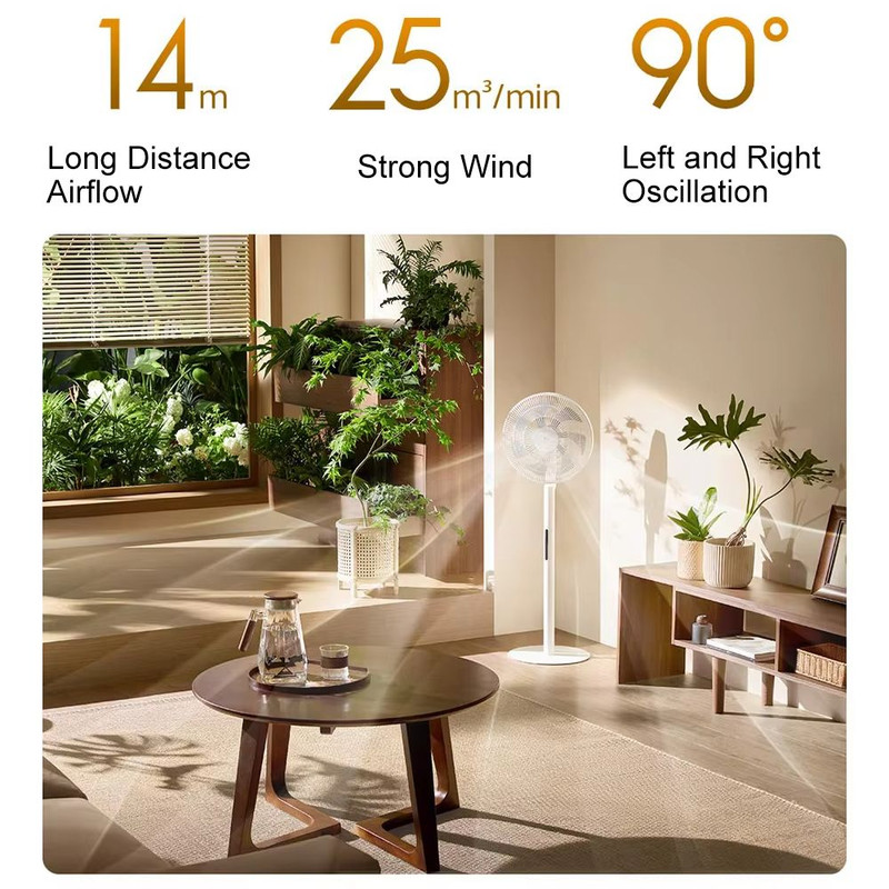 Xiaomi Mijia DC Inverter Smart Standing Fan Pro  UltraThin Retractable Floor Fan With 100 Airflow S 2