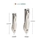 Stainless Steel Nail Clippers AntiSplash Precision Fingernail And Toenail Trimmer 5