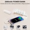 Portable Mini Handheld Fan With USB Rechargeable 2000mAh Power Bank And 3Speed Foldable Design 3
