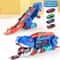 Foldable Dinosaur Truck With Race Track And Transforming TRex Toy Interactive Playset For Kids 7