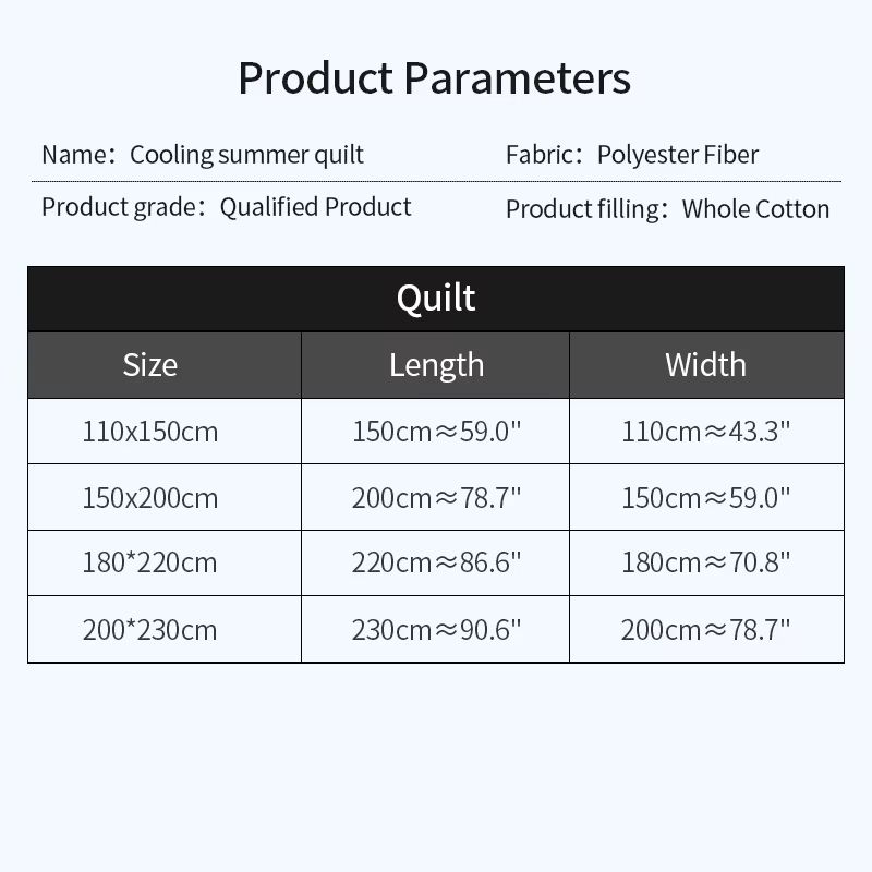 2025 Japanese Polyester Cotton Quilted Summer Quilt  Lightweight  SkinFriendly 5