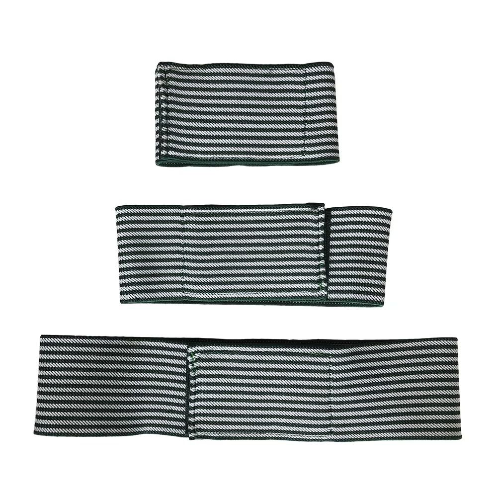 10pcs Microcurrent Conductive Silicone Electrode Pads With Adjustable Elastic Bands For EMS 5