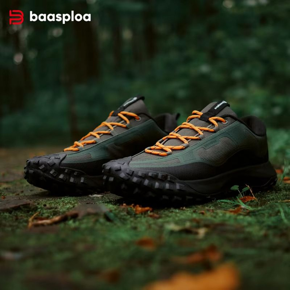 Baasploa Mens AntiSplash Hiking Outdoor Sneakers NonSlip WearResistant Shoes 1