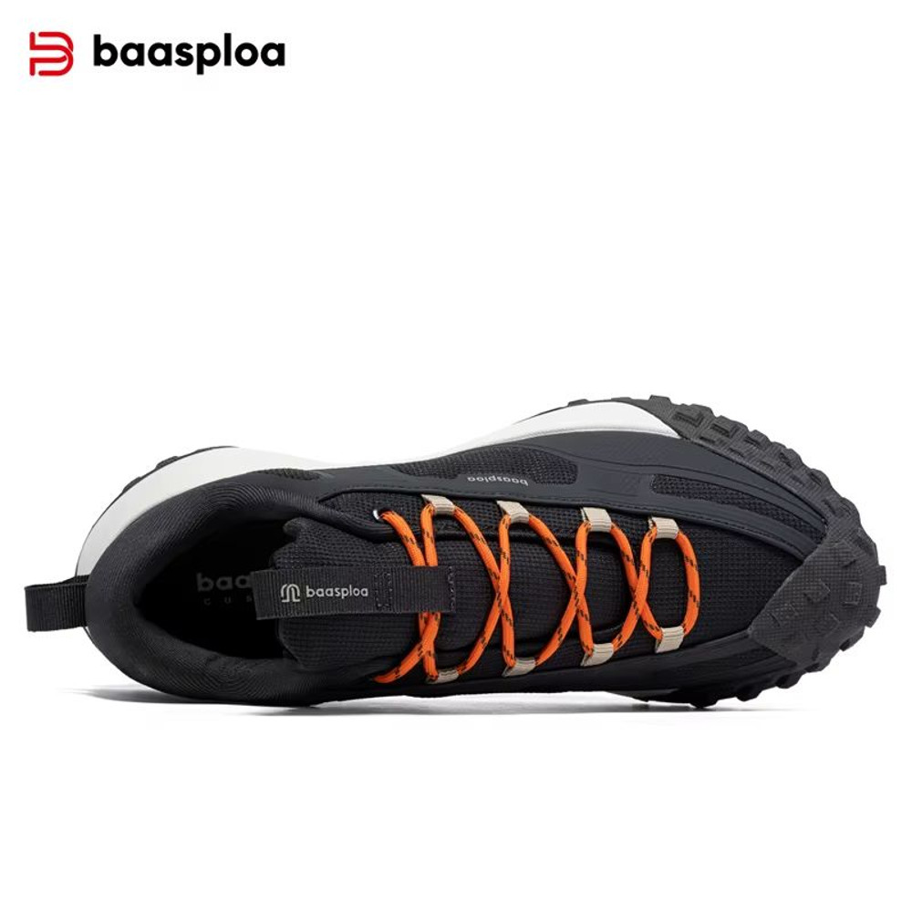 Baasploa Mens AntiSplash Hiking Outdoor Sneakers NonSlip WearResistant Shoes 4