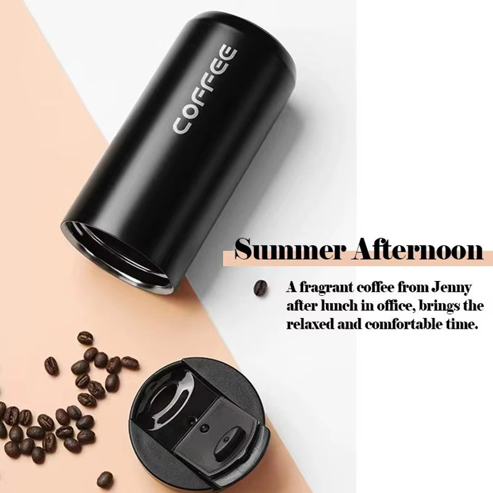 400ml Stainless Steel Thermal Coffee Mug LeakProof Travel Thermos Cup 1