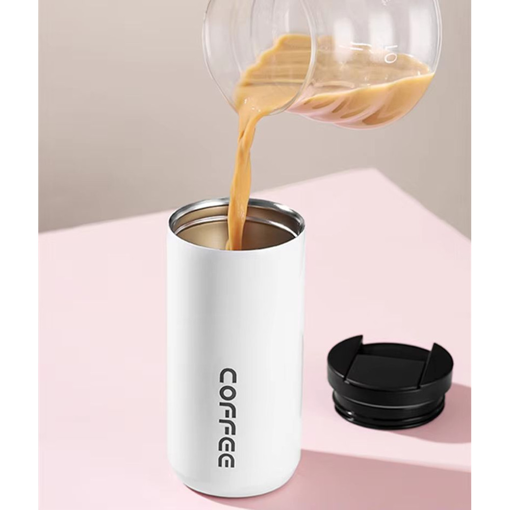 400ml Stainless Steel Thermal Coffee Mug LeakProof Travel Thermos Cup 2