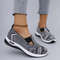 Womens Breathable Mesh Flat Sneakers Lightweight Summer Casual Shoes 6