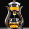 Lazy Kung Fu Magnetic Drip Teapot Set HeatResistant Glass SemiAutomatic Tea Set 0