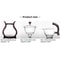 Lazy Kung Fu Magnetic Drip Teapot Set HeatResistant Glass SemiAutomatic Tea Set 5