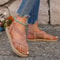 Womens Soft Sole Flat Sandals NonSlip WearResistant Summer Shoes 2