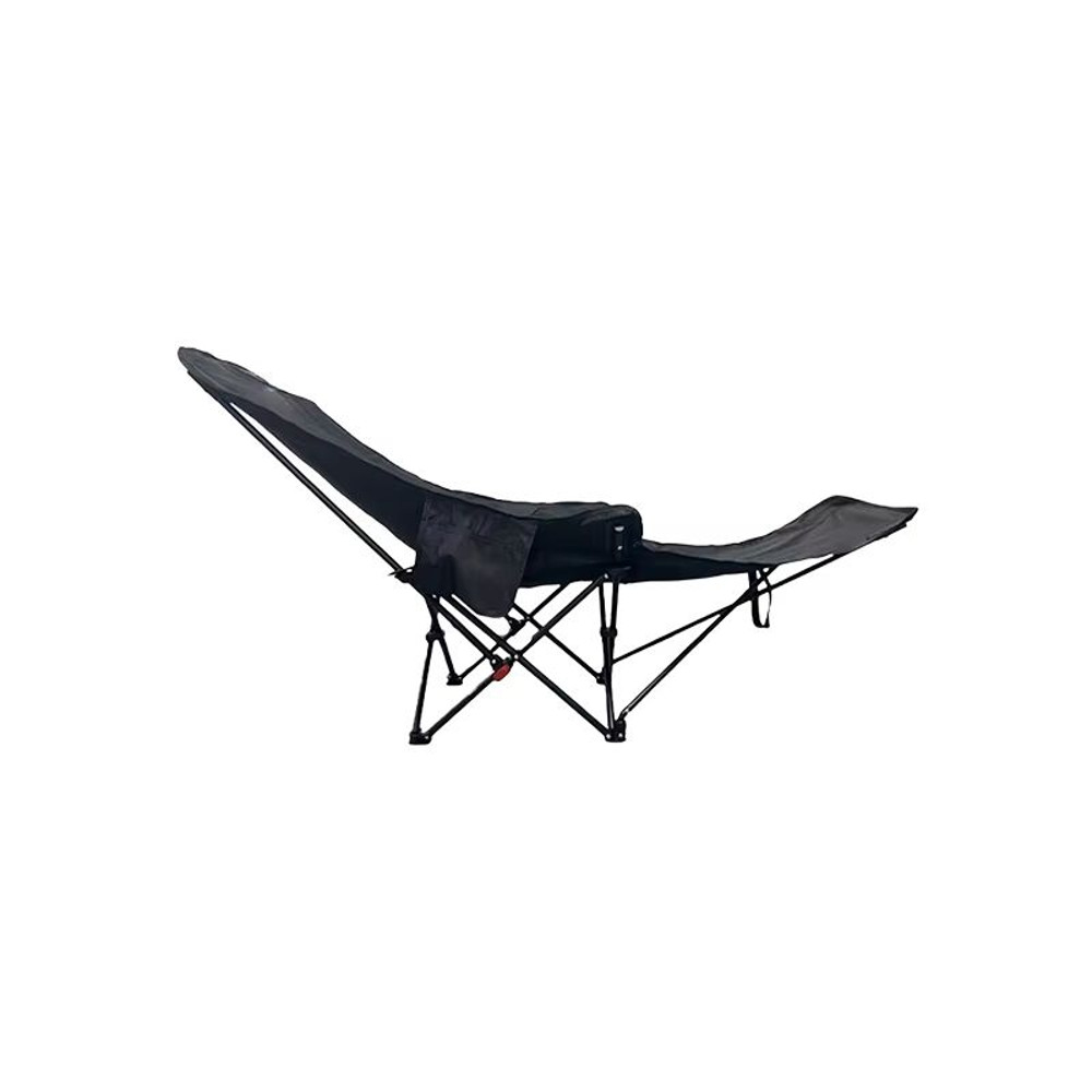 Portable Folding Recliner Chair With Curved Headrest And Leg Rest  Easy Storage Comfort Seat 6