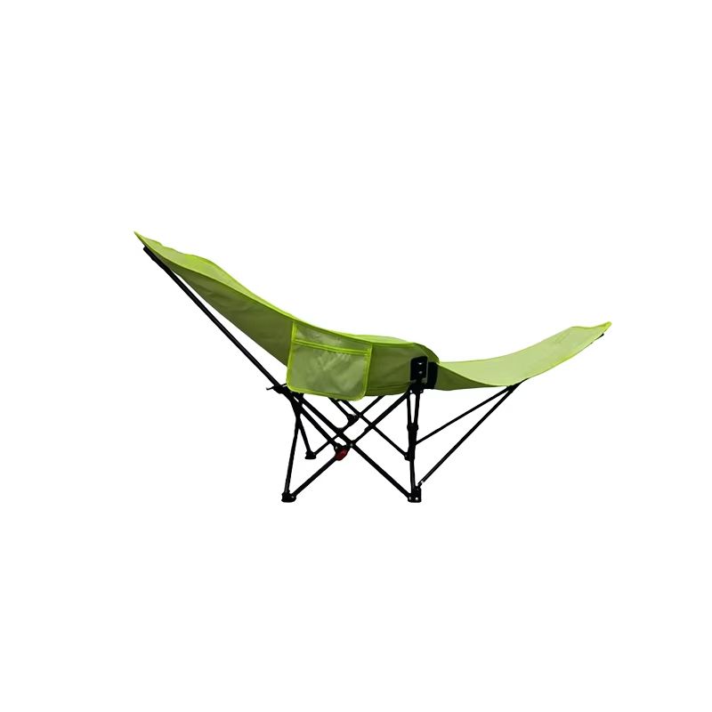 Portable Folding Recliner Chair With Curved Headrest And Leg Rest  Easy Storage Comfort Seat 8