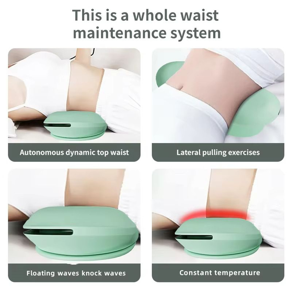 Upgraded Waist Massager With Thermal Vibration AirLift Stretch And MultiDirectional Motion Therapy 4