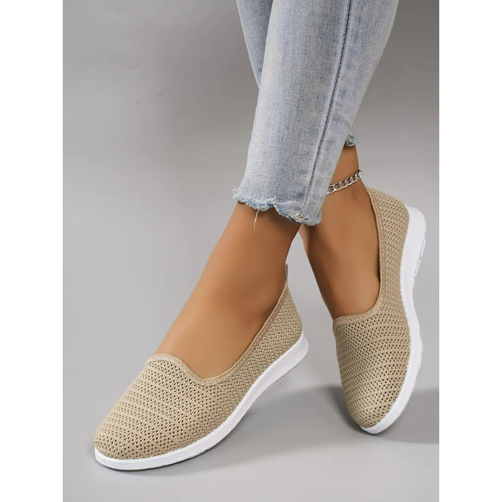 BreezeWalk Womens Breathable Mesh Flats Lightweight Casual Sneakers For Everyday Comfort 11