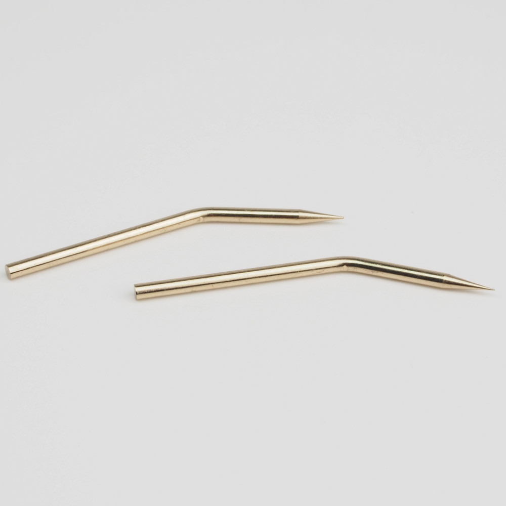 Copper Fibroblast Plasma Pen Replacement Needles  Bent Straight And Curved Tips For 2nd Generation  8