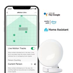 linknlink emotion ultra 60ghz mmwave smart presence sensor with wifi, temperature, humidity, and home assistant integrat