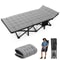 Folding Camping Cot Portable Heavy Duty Outdoor Bed For Adults Home Beach And RV Use 200kg Weight 8