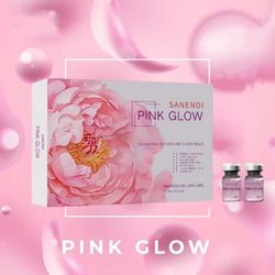 korean pink glow peptide serum – brightening facial booster with nicotinamide for fine lines and radiance (10 vials x 5m