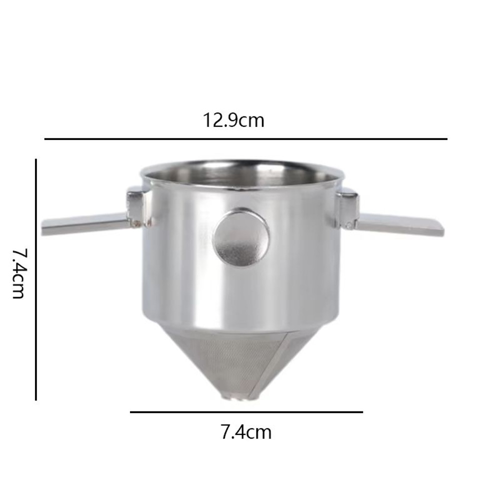 304 Stainless Steel Hanging Ear Coffee Filter Portable Reusable Hand Brew Funnel For Rich PaperFre 5