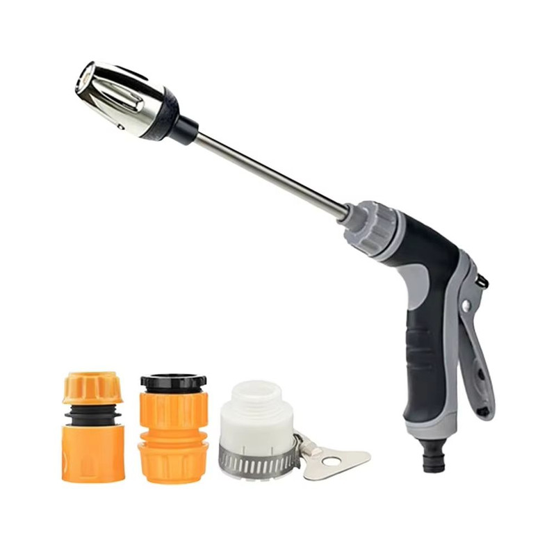 Garden High Pressure Washer Gun With 360 Rotating Hose Power Cleaning Tool For Cars Patios And Out 7