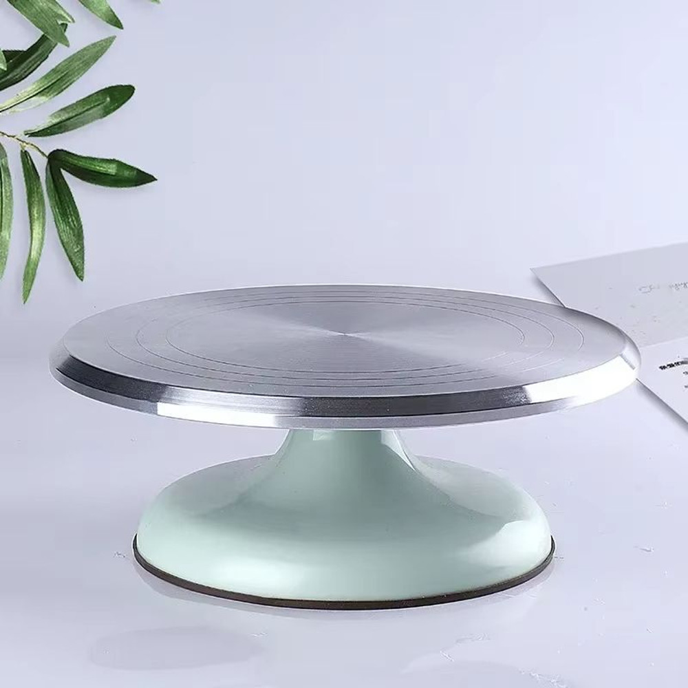 10Inch Aluminum Alloy Cake Turntable  Professional Baking Tool For Decorating  Display 0