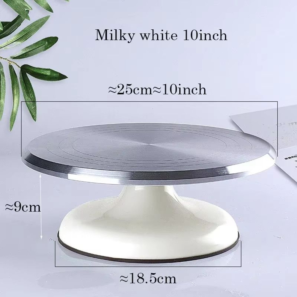 10Inch Aluminum Alloy Cake Turntable  Professional Baking Tool For Decorating  Display 9