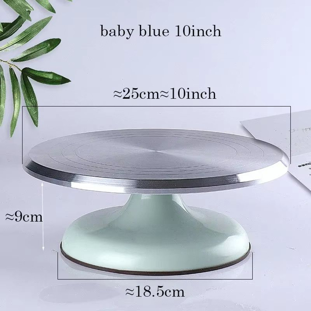 10Inch Aluminum Alloy Cake Turntable  Professional Baking Tool For Decorating  Display 10