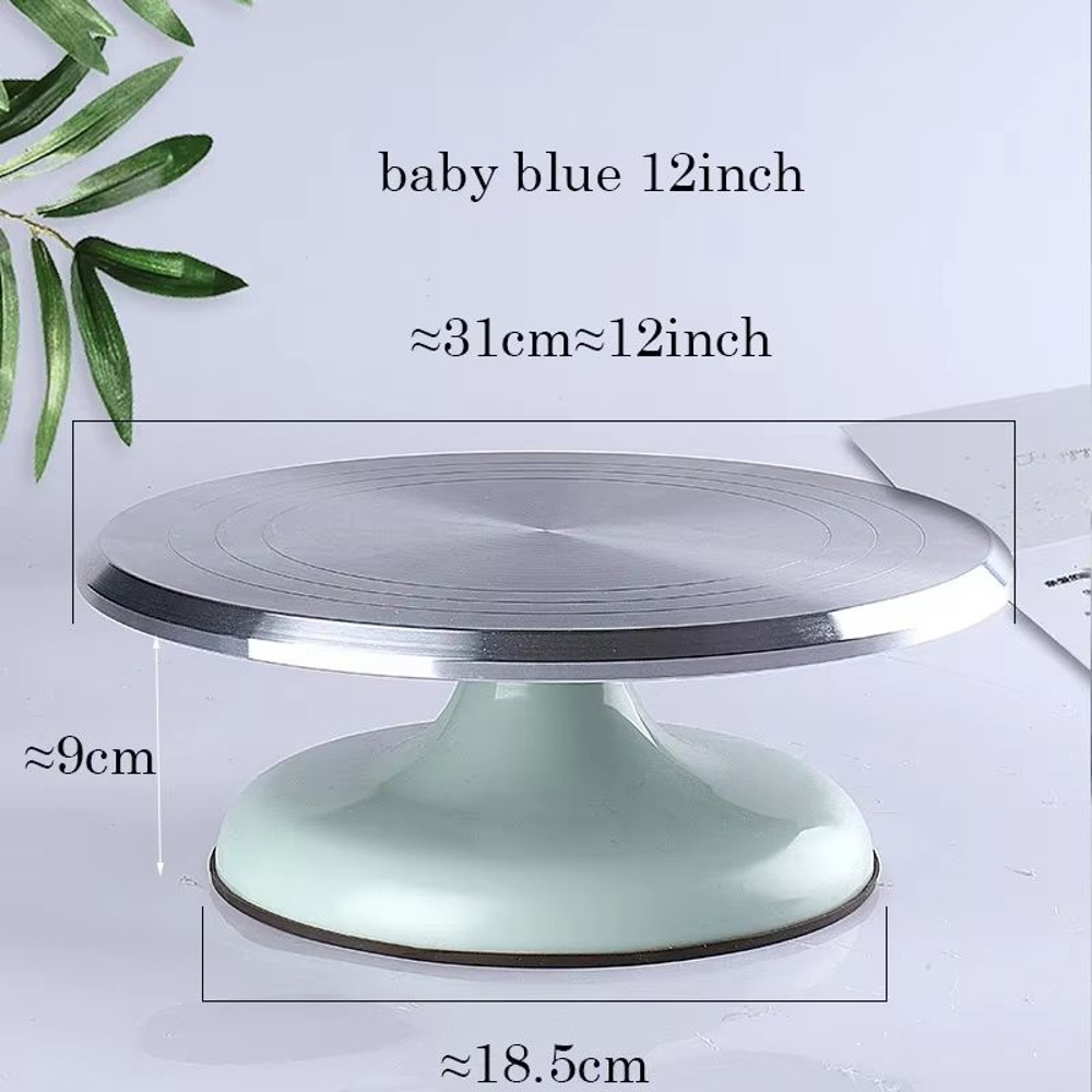 10Inch Aluminum Alloy Cake Turntable  Professional Baking Tool For Decorating  Display 11