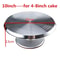 10Inch Aluminum Alloy Cake Turntable Professional Baking Tool For Decorating Display 13