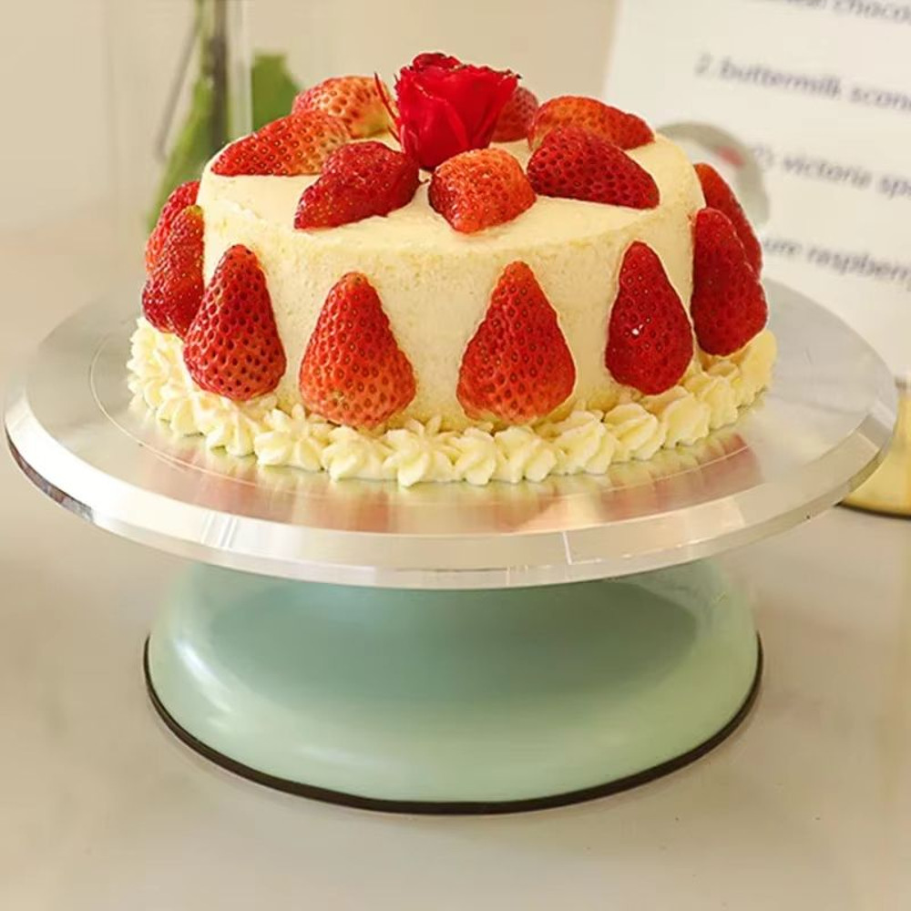 10Inch Aluminum Alloy Cake Turntable  Professional Baking Tool For Decorating  Display 2