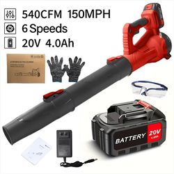 cordless leaf blower – ultra-high power garden blower for leaves, dust, and snow