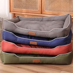 four season orthopedic dog bed – waterproof, bite-resistant pet sofa for large dogs & cats