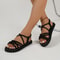 2025 Womens Summer Wedge Sandals Lightweight Platform Sandals With Soft EVA Sole Elastic Back Str 6