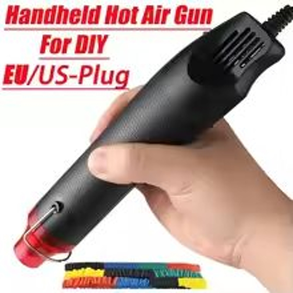 Mini Hot Air Gun For Crafts And DIY Electric Heat Tool With Stand For Shrink Wrapping And Solderin 0