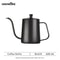 304 Stainless Steel Gooseneck Coffee Kettle 600ml Pour Over Espresso Maker For Barista Brewing 6