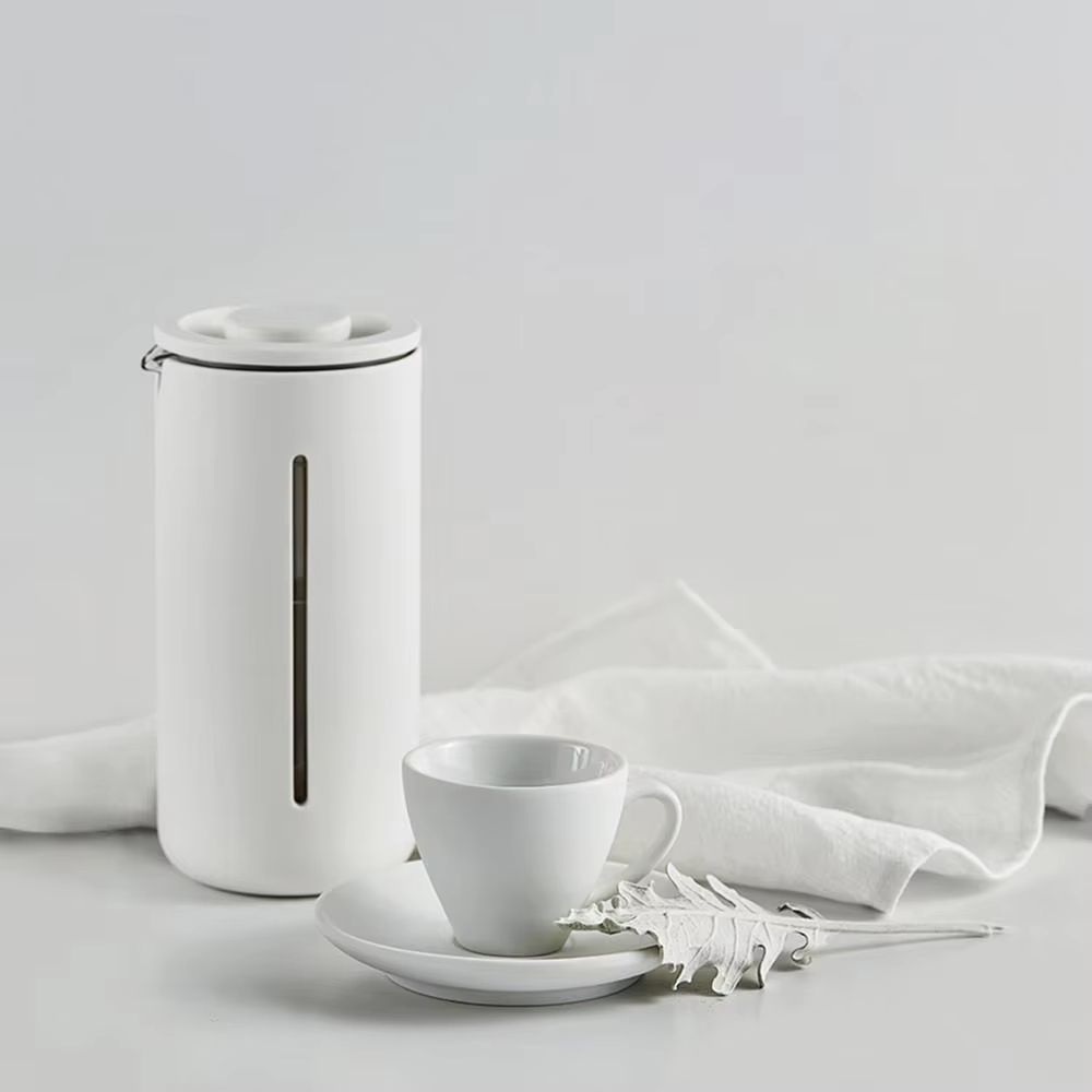 TIMEMORE French Press Coffee Maker 450ml HeatResistant Glass Coffee And Tea Press With Stainless S 5