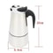Classic Stovetop Moka Pot Espresso Maker Italian Style Coffee Percolator 469 Cup Options 7