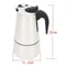 Classic Stovetop Moka Pot Espresso Maker Italian Style Coffee Percolator 469 Cup Options 8