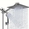 Premium ChromePlated Concealed Shower Set With Stainless Steel Pressurized Handheld Spray 1