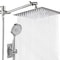 Premium ChromePlated Concealed Shower Set With Stainless Steel Pressurized Handheld Spray 7