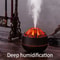 Charcoal Flame Aromatherapy Humidifier 300ml Ultrasonic Essential Oil Diffuser With Night Light Fo 2