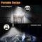 COB LED Work Light USB Rechargeable Flashlight And Power Bank With Magnetic Base Waterproof Portab 3