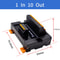 DIN Rail Terminal Block Module 1in MultiOut Spring Loaded PushIn Power Splitter For Electrical Wir 8